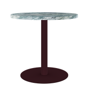 Burgundy Halo Cafe Table